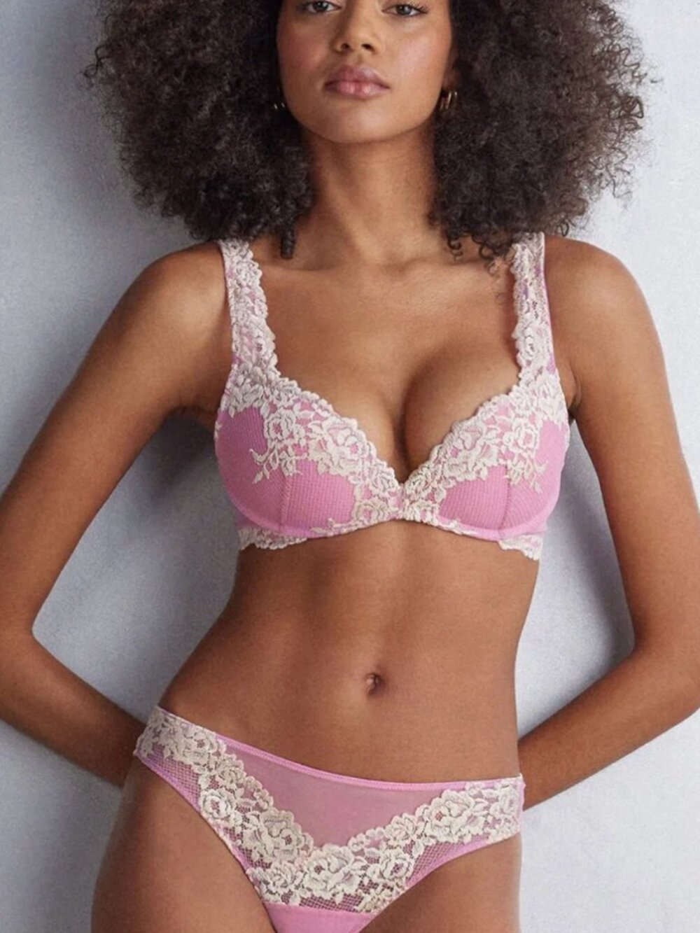 NWOT Pretty Flowers Gioia super push-up bra
